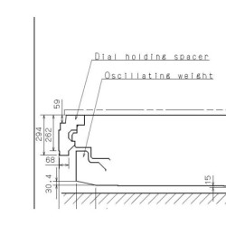 THE-OSC-ONE STAINLESS STEEL 200 meters SKX NH35/36 SPARE CASEBACK CB-NH-SS