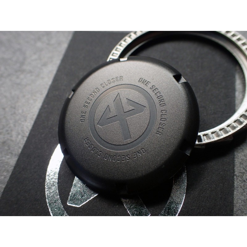 THE-OSC-ONE MAT BLACK 200 meters SKX 7s26 SPARE CASEBACK CB-7S-BB