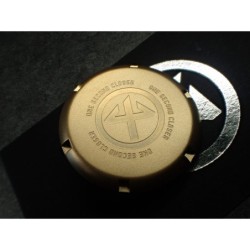 THE-OSC-ONE MAT GOLD 200 meters SKX 7s26 SPARE CASEBACK CB-7S-GG