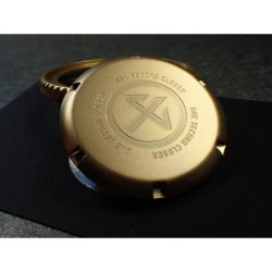 THE-OSC-ONE MAT GOLD 200 meters SKX 7s26 SPARE CASEBACK CB-7S-GG