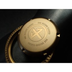 THE-OSC-ONE MAT GOLD 200 meters SKX NH35/36 SPARE CASEBACK CB-NH-GG