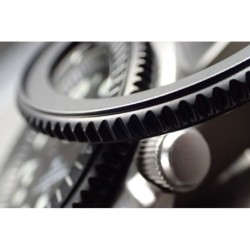 THE . SUPER . COIN . ONE - BLACK MAT - SEIKO SRP NEW TURTLE MOD BEZEL NTD-04-BB