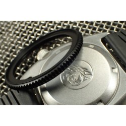 THE . SUPER . COIN . ONE - BLACK MAT - SEIKO SRP NEW TURTLE MOD BEZEL NTD-04-BB