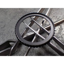 THE-TESLA-ONE MATT BLACK CUSTOM BEZEL F.SEIKO SKX007 7S26-0200 DX-26-BB