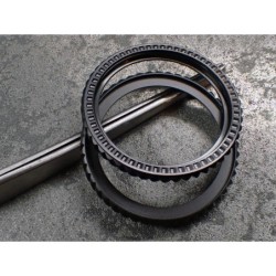 THE-TESLA-ONE MATT BLACK CUSTOM BEZEL F.SEIKO SKX007 7S26-0200 DX-26-BB