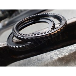 THE-TESLA-ONE MATT BLACK CUSTOM BEZEL F.SEIKO SKX007 7S26-0200 DX-26-BB