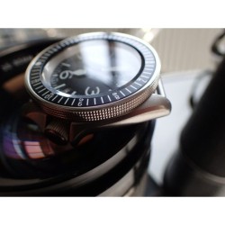 THE-ATLAS-ONE POLISHED CUSTOM BEZEL F.SEIKO SKX007 7S26-020O DX-04-P