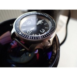 THE-ATLAS-ONE POLISHED CUSTOM BEZEL F.SEIKO SKX007 7S26-020O DX-04-P