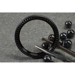 THE-ATLAS-ONE SATINE BLACK CUSTOM BEZEL F.SEIKO SKX007 7S26-020O DX-04-BB