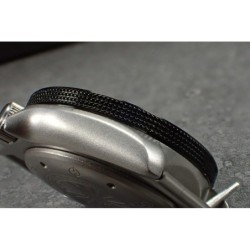 THE-ATLAS-ONE BLACK MIRROR CUSTOM BEZEL F.SEIKO SKX007 7S26-020O DX-04-BM