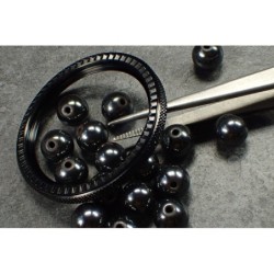 THE-ATLAS-ONE BLACK MIRROR CUSTOM BEZEL F.SEIKO SKX007 7S26-020O DX-04-BM