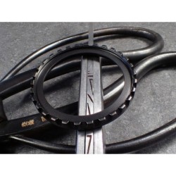 THE-DRACULA-ONE SATIN BLACK CUSTOM BEZEL F.SEIKO SKX007 7S26-020O DX-28-B