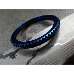 THE-DEEP-SEA-ONE SATIN MARINE BLUE BEZEL F.SEIKO SKX007 7S26-020O DX-14-MBB