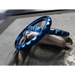 THE-ULTRA-DEEP-ONE SATIN BLUE CUSTOM BEZEL F.SEIKO SKX007 7S26-020O DX-25-MB