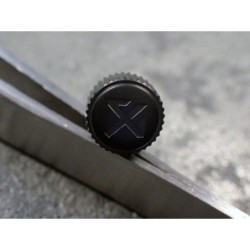 THE- OSC SATIN BLACK CUSTOM CROWN F.SEIKO SKX007 7S26-0200 CR-02-BB