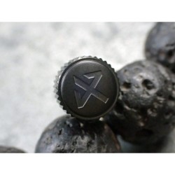 THE- OSC SATIN BLACK CUSTOM CROWN F.SEIKO SKX007 7S26-0200 CR-02-BB