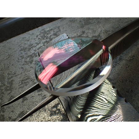 THE . RED . OCTOBER . ONE - RED AR-DOUBLE DOMED 5mm SWISS SAPPHIRE FOR SEIKO SKX007 7S26-020,028..S-5-DD-RR