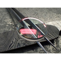 THE . RED . OCTOBER . ONE - RED AR-DOUBLE DOMED 5mm SWISS SAPPHIRE FOR SEIKO SKX007 7S26-020,028..S-5-DD-RR