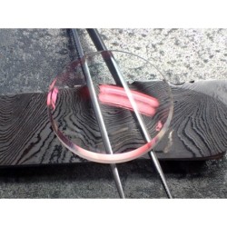 THE . RED . OCTOBER . ONE - RED AR-DOUBLE DOMED 5mm SWISS SAPPHIRE FOR SEIKO SKX007 7S26-020,028..S-5-DD-RR