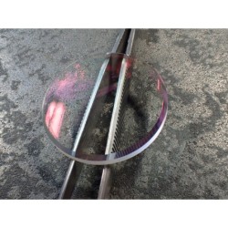 THE . RED . OCTOBER . ONE - RED AR-DOUBLE DOMED 5mm SWISS SAPPHIRE FOR SEIKO SKX007 7S26-020,028..S-5-DD-RR