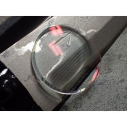 THE . RED . OCTOBER . ONE - RED AR-DOUBLE DOMED 5mm SWISS SAPPHIRE FOR SEIKO SKX007 7S26-020,028..S-5-DD-RR