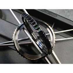 THE-SHARK-ONE BLACK PEARL - GUNMETAL CUSTOM BEZEL F.SEIKO SKX007 7S26-0200 DX-01-GM