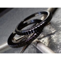 THE-SHARK-ONE BLACK PEARL - GUNMETAL CUSTOM BEZEL F.SEIKO SKX007 7S26-0200 DX-01-GM