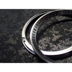 THE . HEAVY . METAL CNC BRUSHED INDEX CUSTOM ST.STEEL CHAPTER RING FOR NEW TURTLE SEIKO NTR-02-BRN