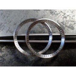 THE . HEAVY . METAL CNC BRUSHED INDEX CUSTOM ST.STEEL CHAPTER RING FOR NEW TURTLE SEIKO NTR-02-BRN