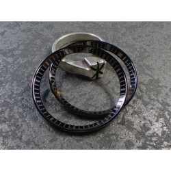 THE . HEAVY . METAL BLACK PEARL INDEX CUSTOM ST.STEEL CHAPTER RING FOR NEW TURTLE SEIKO NTR-02-GNPN