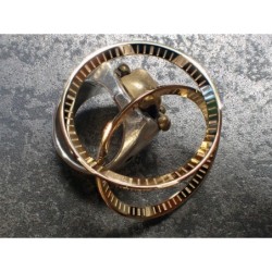 THE . HEAVY . METAL POLISHED GOLD INDEX CUSTOM ST.STEEL CHAPTER RING FOR NEW TURTLE SEIKO NTR-02-PGN