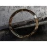 THE . HEAVY . METAL POLISHED GOLD INDEX CUSTOM ST.STEEL CHAPTER RING FOR NEW TURTLE SEIKO NTR-02-PGN