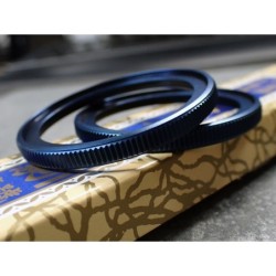 THE . SOFT.COIN .ONE - MARINE BLUE SATIN CUSTOM BEZEL F.SEIKO SKX007 7S26-0200 CASE DX-15-MB