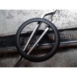 THE-ANA-PILOT-ONE SATIN BLACK CUSTOM BEZEL FOR SEIKO SKX007/09 DX-30-AP-MB