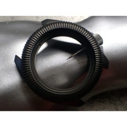 THE-ANA-PILOT-ONE SATIN BLACK CUSTOM BEZEL FOR SEIKO SKX007/09 DX-30-AP-MB