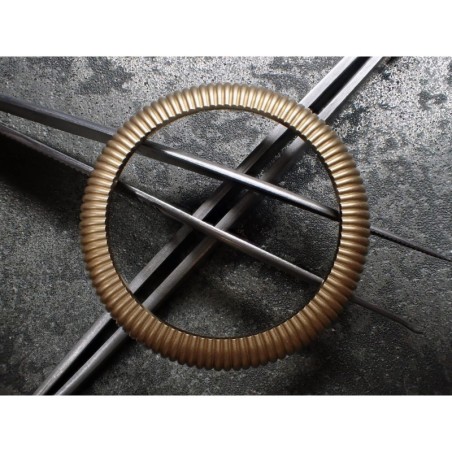 THE-ANA-PILOT-ONE SATIN GOLD CUSTOM BEZEL FOR SEIKO SKX007/09 DX-30-AP-SG