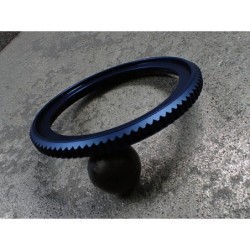 THE . S.COIN.90 .ONE - SATIN BLUE . CUSTOM BEZEL F.SEIKO SKX007 7S26-0200 CASE DX.S-20-BBS