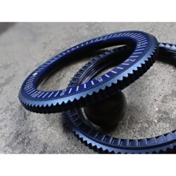 THE . S.COIN.90 .ONE - SATIN BLUE . CUSTOM BEZEL F.SEIKO SKX007 7S26-0200 CASE DX.S-20-BBS