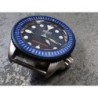 THE . S.COIN.90 .ONE - SATIN BLUE . CUSTOM BEZEL F.SEIKO SKX007 7S26-0200 CASE DX.S-20-BBS