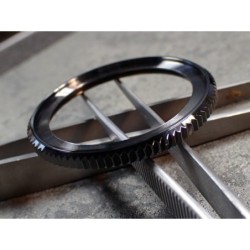 THE . S.COIN.90 .ONE - HIGH POLISHED GUNMETAL . CUSTOM BEZEL F.SEIKO SKX007 7S26-0200 CASE DX.S-20-GGP