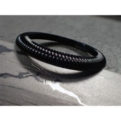 THE-ANA-PILOT-ONE HIGH POLISHED BLACK CUSTOM BEZEL FOR SEIKO SKX007/09 DX-30-AP-BSS