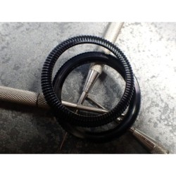 THE-ANA-PILOT-ONE HIGH POLISHED BLACK CUSTOM BEZEL FOR SEIKO SKX007/09 DX-30-AP-BSS