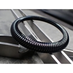 THE-ANA-PILOT-ONE HIGH POLISHED BLACK CUSTOM BEZEL FOR SEIKO SKX007/09 DX-30-AP-BSS