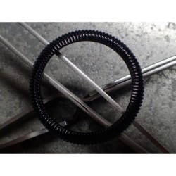 THE-ANA-PILOT-ONE HIGH POLISHED BLACK CUSTOM BEZEL FOR SEIKO SKX007/09 DX-30-AP-BSS