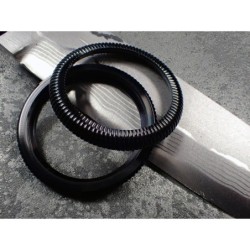 THE-ANA-PILOT-ONE HIGH POLISHED BLACK CUSTOM BEZEL FOR SEIKO SKX007/09 DX-30-AP-BSS