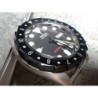 THE-S.LONG.SHARK.ONE  MK.II BLACK PEARL - HIGH POLISHED GUNMETAL - CUSTOM BEZEL F.SEIKO SKX007 7S26-020O DX.S-7-SGNG