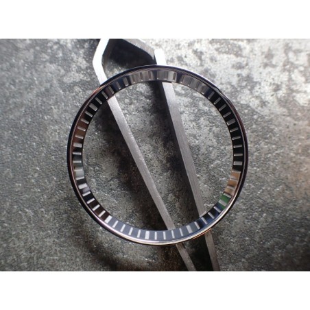 THE . HEAVY . METAL POLISHED STAINLESS INDEX CUSTOM ST.STEEL CHAPTER RING FOR NEW TURTLE SEIKO NTR-02-PPN