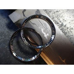 THE . HEAVY . METAL POLISHED STAINLESS INDEX CUSTOM ST.STEEL CHAPTER RING FOR NEW TURTLE SEIKO NTR-02-PPN