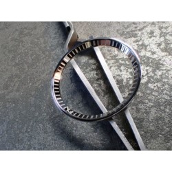 THE . HEAVY . METAL POLISHED STAINLESS INDEX CUSTOM ST.STEEL CHAPTER RING FOR NEW TURTLE SEIKO NTR-02-PPN