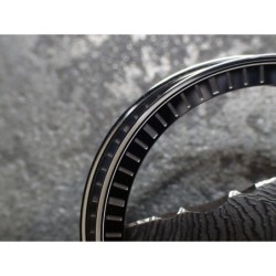 THE . HEAVY . METAL POLISHED STAINLESS INDEX CUSTOM ST.STEEL CHAPTER RING FOR NEW TURTLE SEIKO NTR-02-PPN